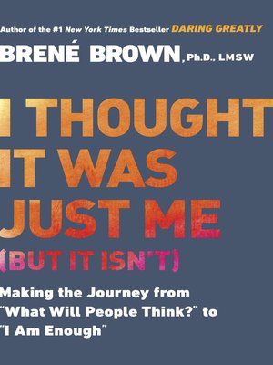 cover image of I Thought It Was Just Me